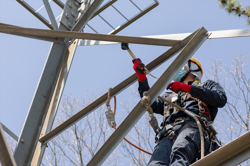 鉄塔・送電線の補修工事・点検作業は愛知県あま市の株式会社木下電気工事